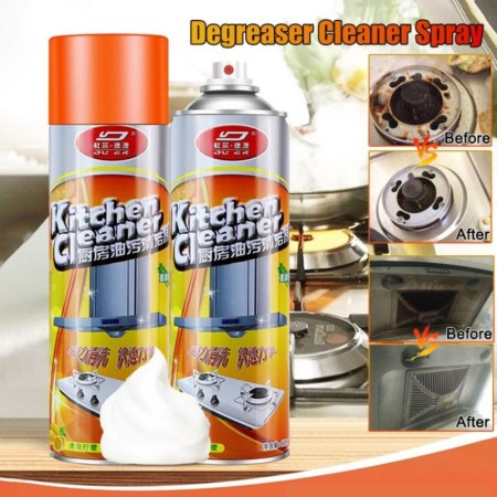 ২-পিস+১ পিস ফ্রী -Kitchen Cleaning Foam Spray - 500ml অরিজিনাল চায়না